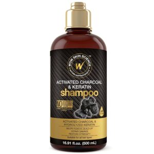 El champú de carbón reduce la caída del cabello en hombres y mujeres