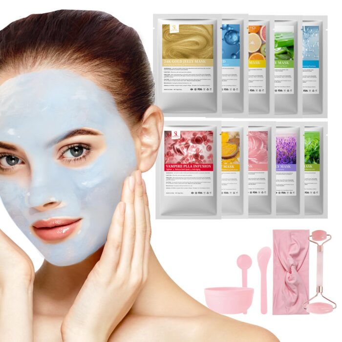 Paquete de 12 mascarillas faciales (despegables, en gel y en crema) - Imagen 2