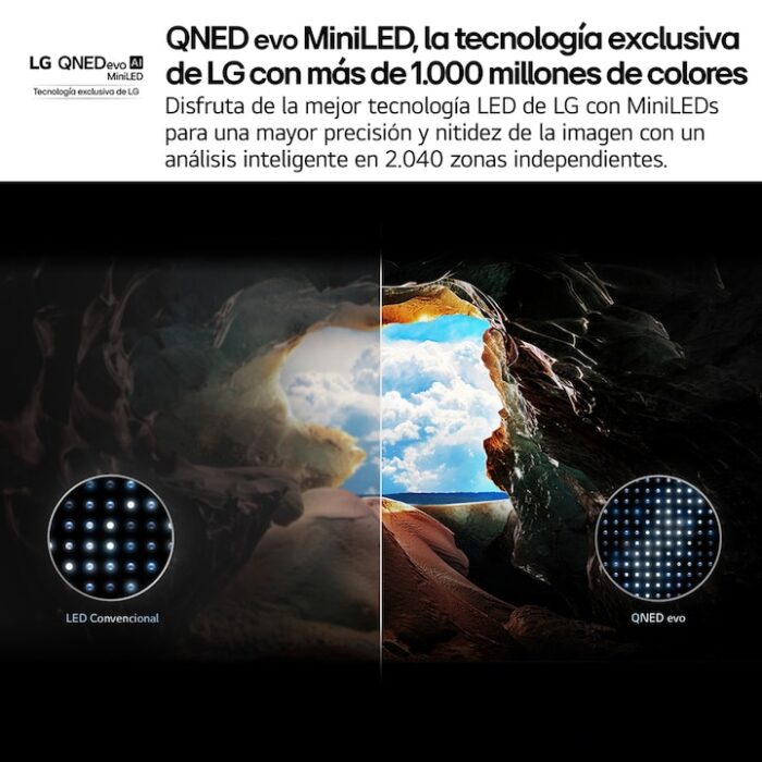 TV QNED evo MiniLED AI 139cm (55") LG 55QNED86A6A, 4K Smart TV - Imagen 4