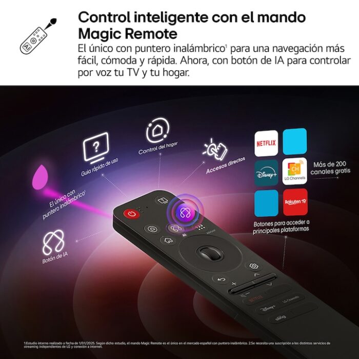 TV QNED evo MiniLED AI 139cm (55") LG 55QNED86A6A, 4K Smart TV - Imagen 9