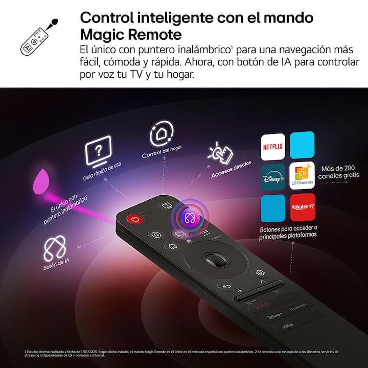 TV QNED evo MiniLED AI 139cm (55") LG 55QNED86A6A, 4K Smart TV - Imagen 9