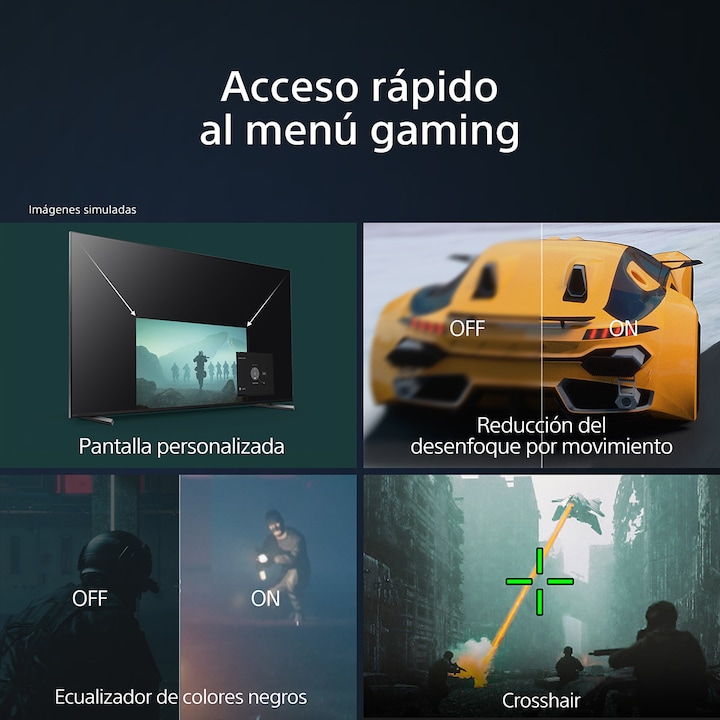 TV 55" Sony BRAVIA XR-55A84L OLED, 4K HDR, Google TV, Smart TV, Perfecto para PS5, Diseño integral - Imagen 8