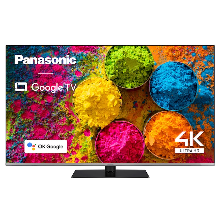 Televisor LED Panasonic TX-55MX710E 4K UHD de 139 cm (55"), Google TV, Dolby Vision, HDR10, Asistente de Google