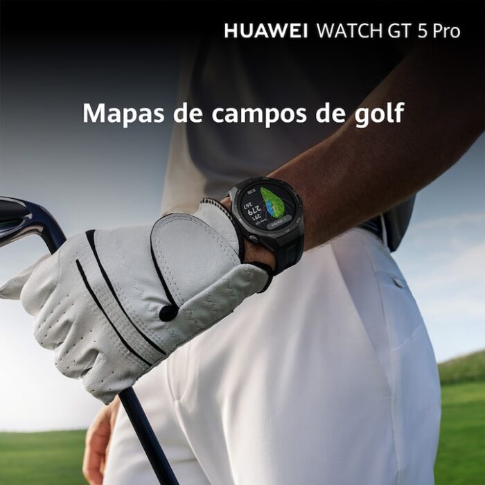 Huawei Watch GT 5 Pro 46mm Negro Smartwatch - Imagen 6