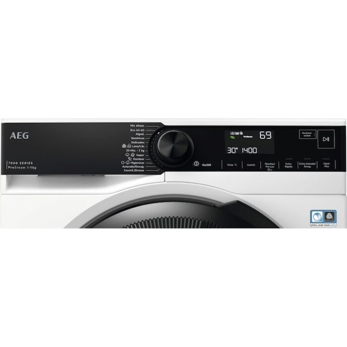 Lavadora AEG 11Kg / 1.400 rpm programa a vapor, inverter - LFR7404L4BP - Imagen 4