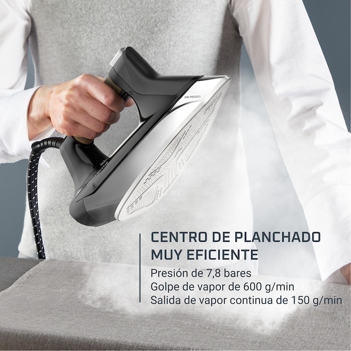 Centro de planchado Rowenta Eco Steam Pro DG9661 con Tecnología Microsteam 400 HD 3D Láser - Imagen 2