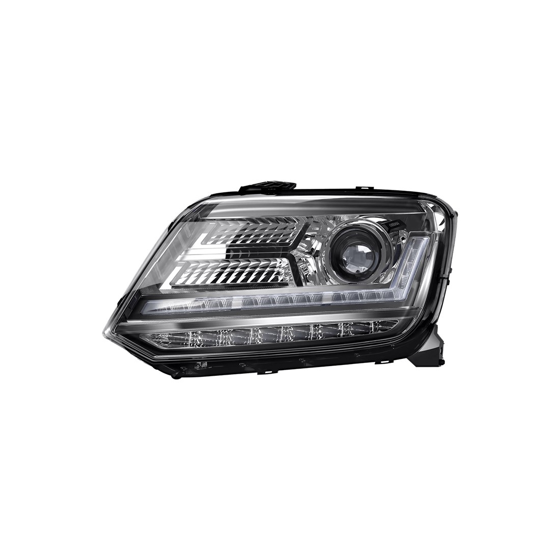 Espejo retrovisor manual para Honda Civic, negro texturizado - Imagen 4