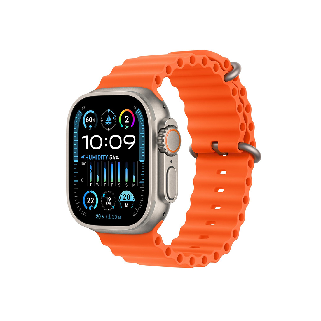 Apple Watch Series 7, caja de aluminio roja con correa deportiva roja - Imagen 2