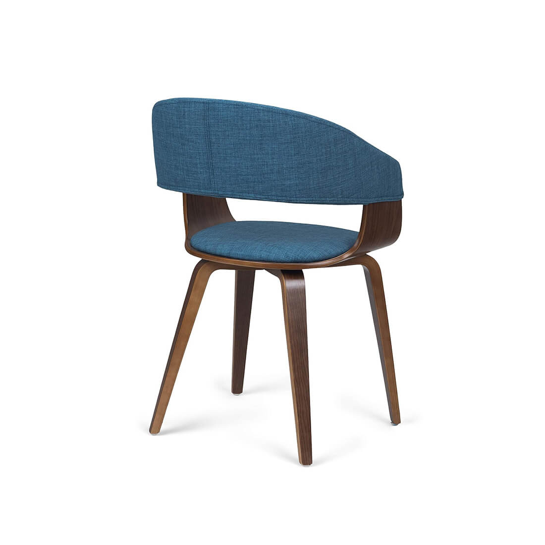 Silla de comedor de patio de madera maciza de acacia y metal - Imagen 4