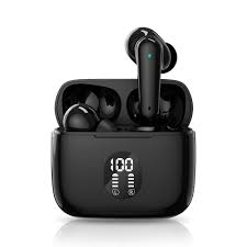 Auriculares inalámbricos Bluetooth con micrófono y estuche de carga - Imagen 3
