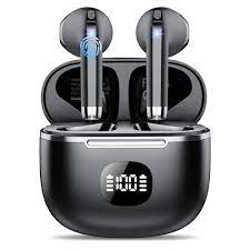 Auriculares inalámbricos Bluetooth con micrófono y estuche de carga - Imagen 2
