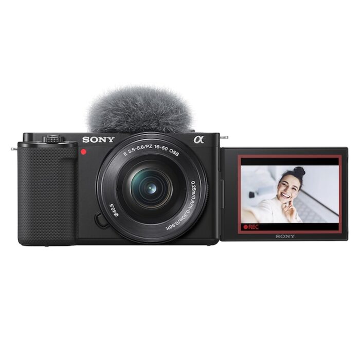 Sony Alpha ZV-E10L. Cámara vlog mirrorless APS-C con objetivo 16-50 mm f/3.5-5.6 Power Zoom (pantalla abatible, 4K, enfoque automático en tiempo real)