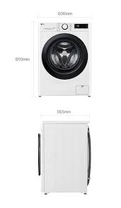 Lavadora de carga frontal LG F14R15WHS de 11 kg | Ménachoc - Imagen 3